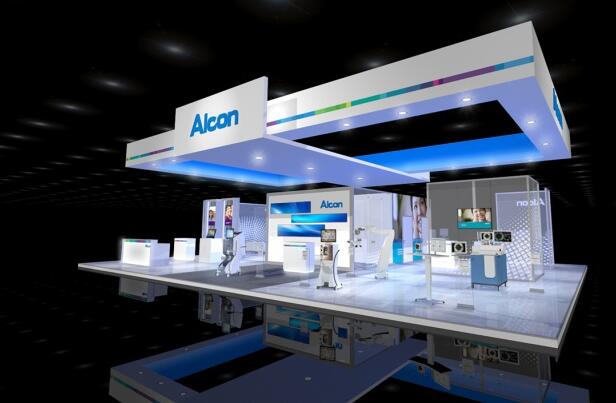 香港展會設計:ALCON效果圖